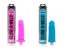 Clone A Willy Glow in the Dark Sets in Pink and Blue