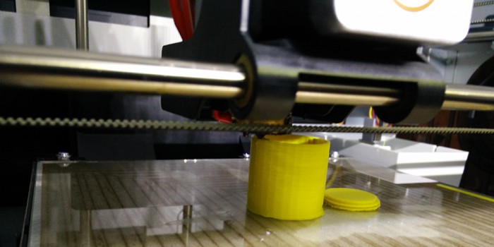 3D printer printing a vibrator case