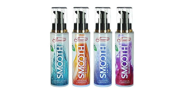 Smooth lubes by Sensuous in new packaging