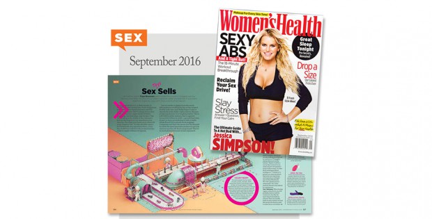 Article about Doc Johnson in Woman's Health magazine