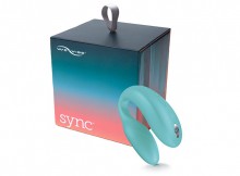 We Vibe Sync in aqua color with box