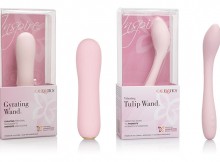Gyrating Wand and Tulip Wand by CalExotics with packaging